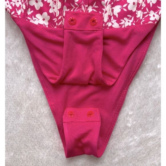 NWT Zara Floral Printed Corset Bodysuit - Picture 10 of 16